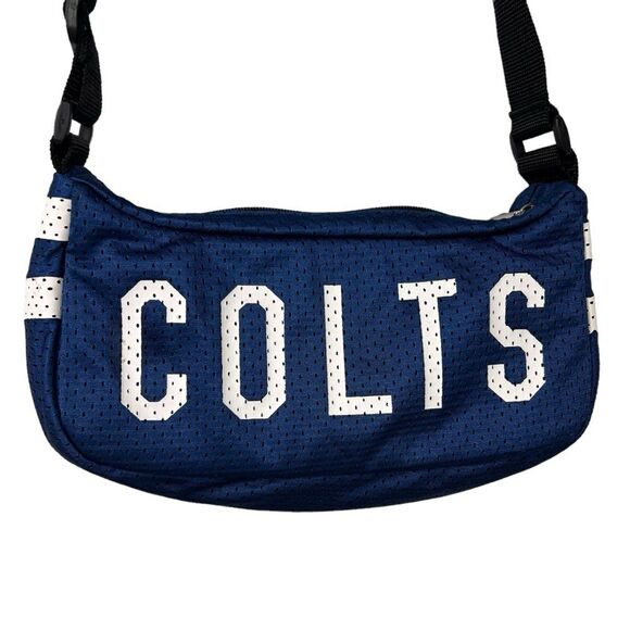 Indianapolis Colts Jersey Style Purse Blue White Adjustable Strap NFL Football - Picture 2 of 14
